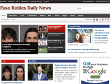 Tablet Screenshot of pasoroblesdailynews.com